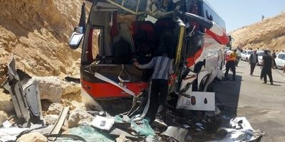 مرگ ۲۱ مسافر اتوبوس در «کوار»
