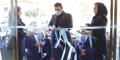 افتتاح ساختمان جدید شعبه بیمه تجارت‌نو در استان گلستان