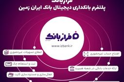 خدمات غیرحضوری بانک ایران زمین؛ از افتتاح حساب تا سفارش کارت هدیه

