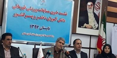 بیش از ۱۳ هزار دانش آموز در مسابقات ورزشی دانش آموزان شرکت می کنند/ دانش آموزان ورزشکار تحت پوشش بیمه هستند