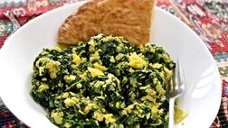 طرز تهیه نرگسی اسفناج، غذای سنتی زمستانی مخصوص وگن ها
