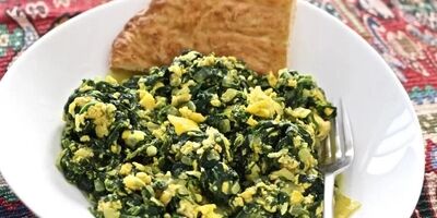 طرز تهیه نرگسی اسفناج، غذای سنتی زمستانی مخصوص وگن ها
