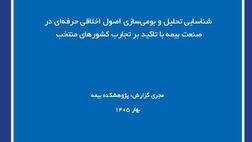 اصول اخلاق حرفه‌ای در صنعت بیمه با تکیه بر تجارب جهانی
