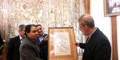 دیدار مدیرعامل و معاونان سازمان بیمه سلامت با دکتر علی لاریجانی +تصاویر