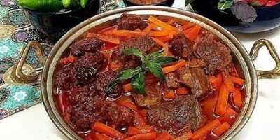 طرز تهیه خورش هویج تبریزی به روش محلی
