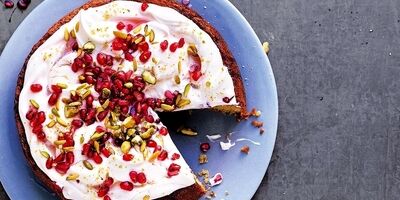 طرز تهیه چیز کیک انار