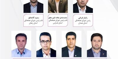 حضور رؤسای شعب بیمه نوین در هیأت رئیسه شورای هماهنگی استان‌ها
