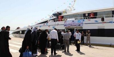 مسیر دریایی زوار اربعین باز شد