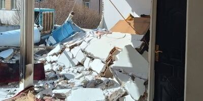 انفجار در یک ساختمان مسکونی به دلیل نشت گاز
