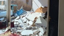 انفجار در یک ساختمان مسکونی به دلیل نشت گاز
