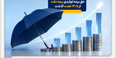 حق بیمه تولیدی بیمه ملت در چهار ماه نخست امسال از 14.5 همت گذشت/ رشد 90 درصدی نسبت به مدت مشابه سال گذشته

