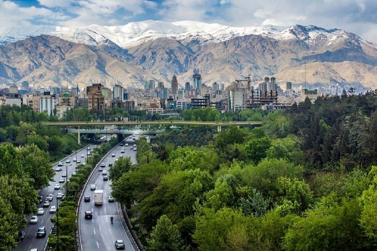پیش بینی آسمان ابری و وزش باد در تهران تا ۵ روز آینده