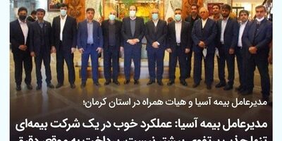 عملکرد خوب در یک شرکت بیمه ای تنها جذب پرتفوی بیشتر نیست