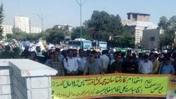 ادامه تجمع کارگزاران صندوق بیمه کشاورزی در تهران