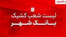اسامی شعب کشیک بانک شهر اعلام شد
