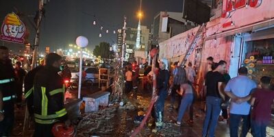 آتش‌سوزی در بازار قدیم بندرعباس مهار شد
