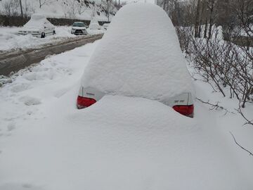 برف یک متری در تهران