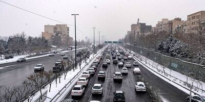 برف و باران در جاده‌های ۱۸ استان 