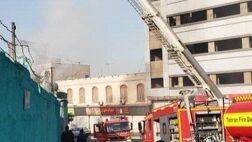 آتش‌سوزی در کارگاه شارژ سیلندر گاز مایع در مسعودیه