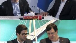 دیدار مدیرعامل بانک ملت با مدیران عامل شرکت های ملی نفت ایران و ملی پالایش و پخش فرآورده های نفتی ایران
