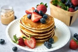 
طرز تهیه انواع پنکیک فوری بدون شیر، با آب، تابه ای 4 و 12 نفره