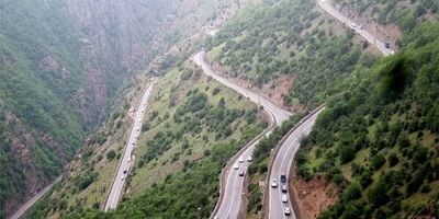 انسداد مقطعی جاده چالوس از۲۳ مهر تا ۲۴ آبان‌ماه