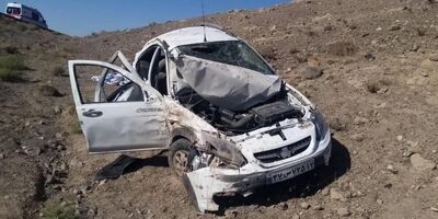 مصدومیت ۵ نفر بر اثر واژگونی کوئیک در سمنان 
