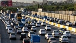 ترافیک سنگین در محورهای منتهی به تهران
