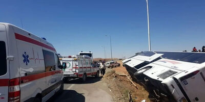 نقص ترمز اتوبوس سانحه آفرید
