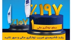 رشد ۸۵ درصدی نسبت توانگری مالی و مهر تایید بیمه مرکزی بر سطح یک توانگری مالی بیمه سرمد
