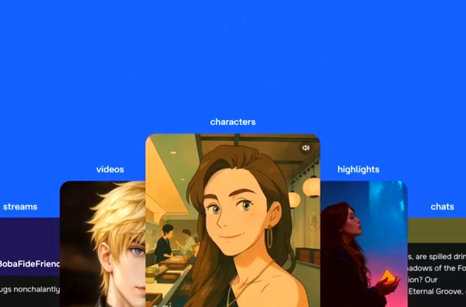 اپلیکیشن Character.AI به فید اجتماعی برای اشتراکگذاری محتوا مجهز شد