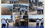 حضور مدیر عامل بیمه کوثر در محل حادثه انفجار اسکله بندر شهید رجایی
