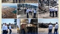 حضور مدیر عامل بیمه کوثر در محل حادثه انفجار اسکله بندر شهید رجایی
