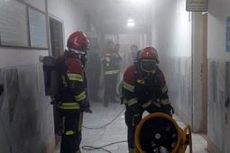 آتش‌سوزی در بیمارستان کودکان بندرعباس مهار شد
