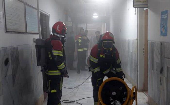 آتش‌سوزی در بیمارستان کودکان بندرعباس مهار شد
