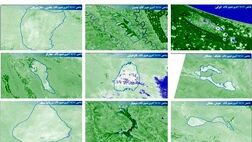 ۹ تالاب ایران بیابان شد