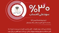 انتشار گواهی سپرده خاص با نرخ سود علی‌الحساب 30 درصد در بانک پارسیان
