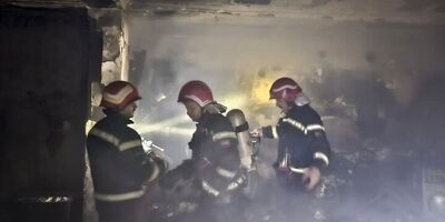 مصدومیت یک کارگر در آتش سوزی انبار در سمنان
