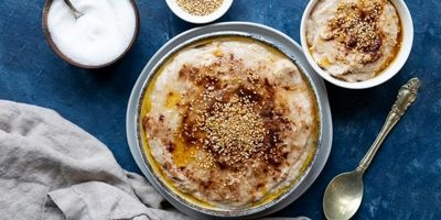 طرز تهیه حلیم رژیمی با جو دو سر پرک و مرغ
