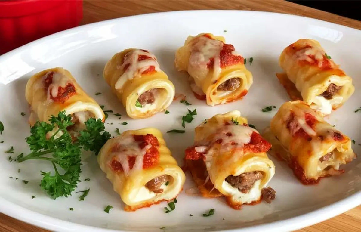 طرز تهیه لازانیا رولی بدون سس بشامل؛ راحت و فوری
