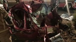 فوت دو نفر در یک حادثه تصادف در جاده خاوران