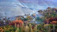 طبیعت پاییزی روستای تاریخی برغان در استان البرز‎