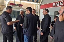 بازدید میدانی و ارزیابی روند ارائه خدمات بیمه‌ای و درمانی به زائران اربعین
