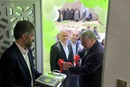 افتتاح خانه بهداشت بانک مهر ایران در روستای قزلیجه استان مرکزی
