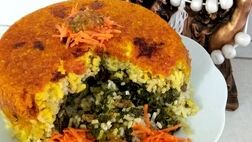 ته چین اسفناج؛ منوی ویژه گیاه خواران + طرز تهیه
