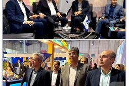 بازدید بهشتی‌نژاد از غرفه بیمه سرمد در نخستین نمایشگاه مشهد اینوکس-فاینکس
