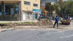 ریزش ۱۵ متری خیابان هشت بهشت اصفهان
