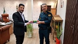تقدیر بیمه دانا از فرماندهان نیروی انتظامی شاهرود