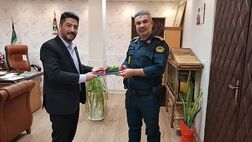 تقدیر بیمه دانا از فرماندهان نیروی انتظامی شاهرود