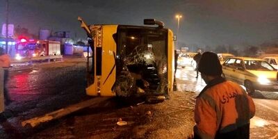مصدومیت ۲۶ نفر در پی حادثه تصادف در شهرضا
